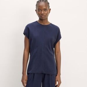 NWT Everlane 100% Tencel Drape Top In Butterlite